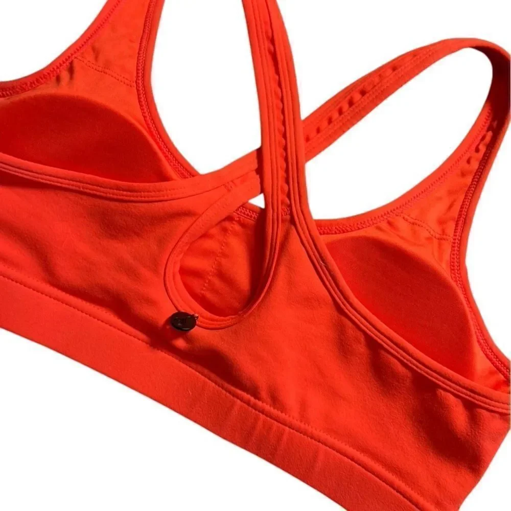 Ryder wear sports bra tangerine orange high impact size large